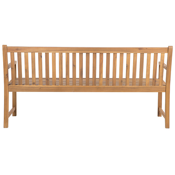 BELIANI - Banc de jardin VIVARA 180 cm Bois d'acacia certifié Marron clair - large