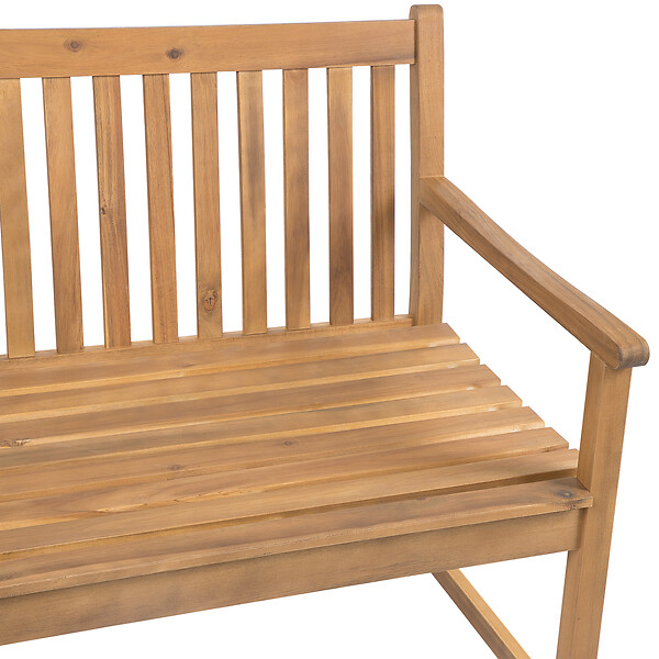 BELIANI - Banc de jardin VIVARA 180 cm Bois d'acacia certifié Marron clair - large