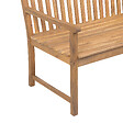 BELIANI - Banc de jardin VIVARA 180 cm Bois d'acacia certifié Marron clair - vignette