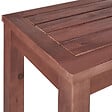 BELIANI - Banc de jardin TUSCANIA 160 cm Bois d'eucalyptus Marron foncé - vignette