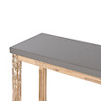 BELIANI - Banc de jardin OSTUNI 160 cm Béton Gris - vignette