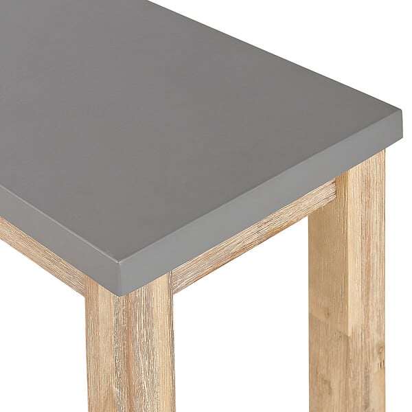 BELIANI - Banc de jardin OSTUNI 160 cm Béton Gris - large