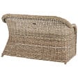 BELIANI - Banc avec coussin d'assise SUSUA 141 cm Rotin Naturel - vignette