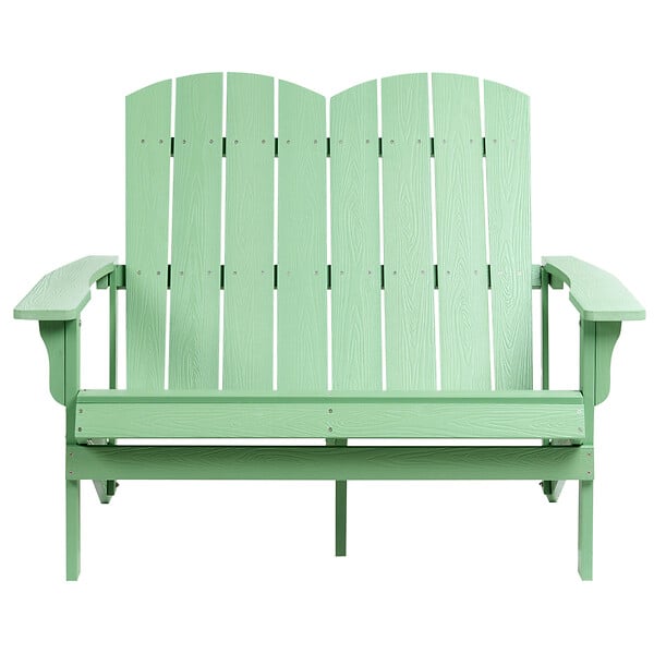 BELIANI - Banc de jardin ADIRONDACK 125 cm Vert clair - large