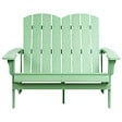 BELIANI - Banc de jardin ADIRONDACK 125 cm Vert clair - vignette