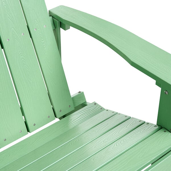 BELIANI - Banc de jardin ADIRONDACK 125 cm Vert clair - large