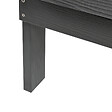 BELIANI - Banc de jardin ADIRONDACK 125 cm Gris foncé - vignette