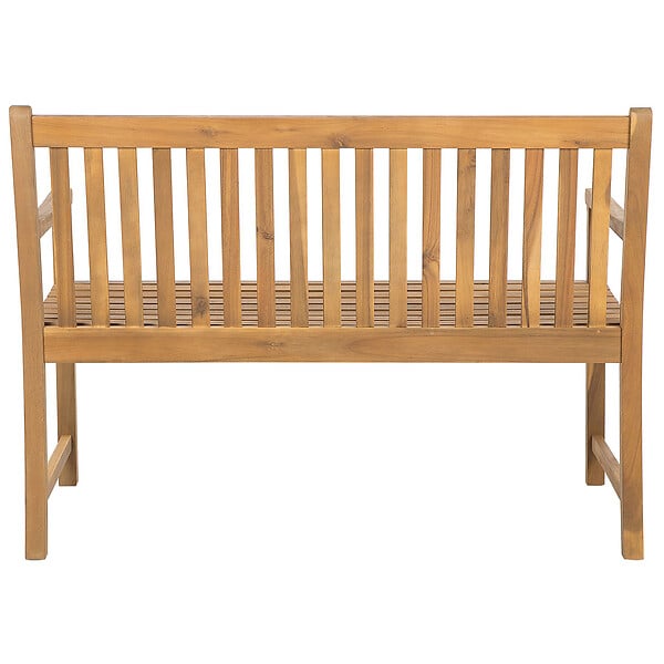 BELIANI - Banc de jardin VIVARA 120 cm Bois d'acacia certifié Marron clair - large