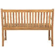 BELIANI - Banc de jardin VIVARA 120 cm Bois d'acacia certifié Marron clair - vignette