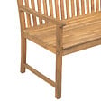 BELIANI - Banc de jardin VIVARA 120 cm Bois d'acacia certifié Marron clair - vignette