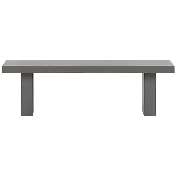 BELIANI - Banc de jardin TARANTO 150 cm Béton Gris - large