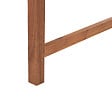 BELIANI - Banc avec coussin d'assise VIVARA 180 cm Bois d'acacia certifié Rouge foncé - vignette