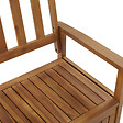 BELIANI - Banc de jardin SOVANA 120 cm avec rangement Acacia Marron - vignette