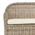 BELIANI - Banc avec coussin d'assise SUSUA 189 cm Rotin Naturel - vignette