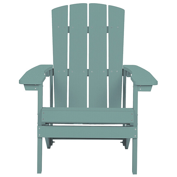 BELIANI - Chaise de jardin ADIRONDACK Turquoise - large