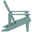 BELIANI - Chaise de jardin ADIRONDACK Turquoise - vignette