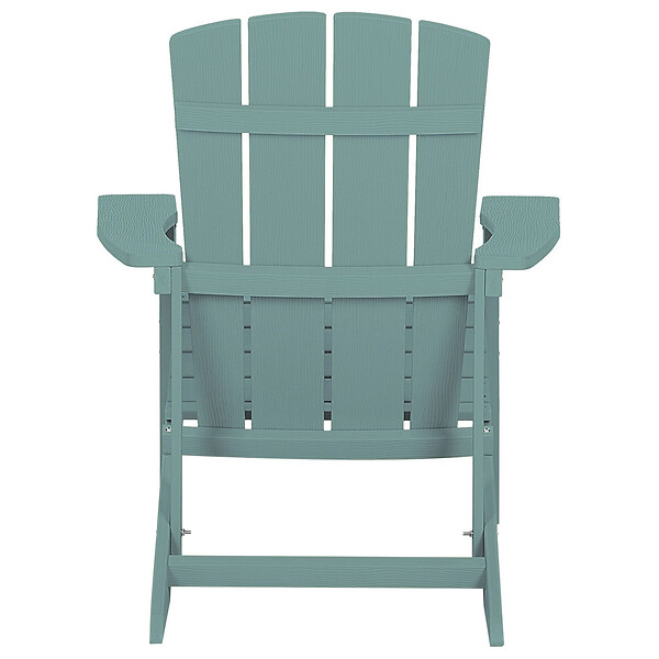 BELIANI - Chaise de jardin ADIRONDACK Turquoise - large