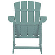 BELIANI - Chaise de jardin ADIRONDACK Turquoise - vignette