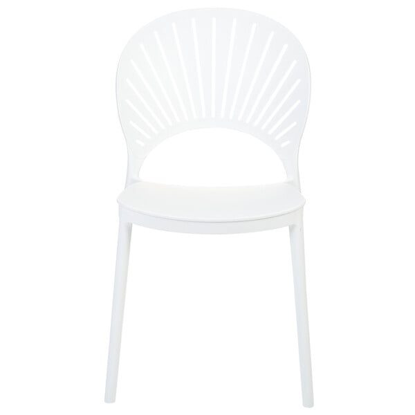 BELIANI - Lot de 4 chaises de jardin OSTIA Blanc - large