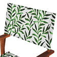 BELIANI - Lot de 2 chaises de jardin CINE Acacia Marron foncé - vignette