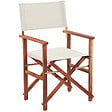 BELIANI - Lot de 2 chaises de jardin CINE Acacia Marron foncé - vignette