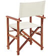 BELIANI - Lot de 2 chaises de jardin CINE Acacia Blanc cassé - vignette