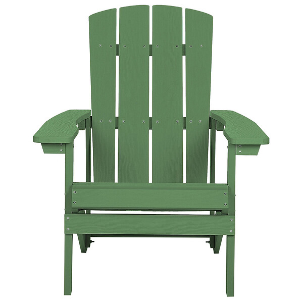 BELIANI - Chaise de jardin ADIRONDACK Vert - large
