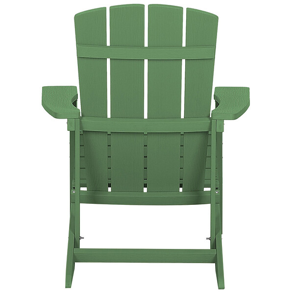 BELIANI - Chaise de jardin ADIRONDACK Vert - large