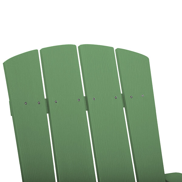 BELIANI - Chaise de jardin ADIRONDACK Vert - large