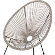 BELIANI - Chaise de jardin ACAPULCO II Gris clair - vignette