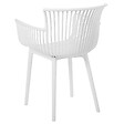 BELIANI - Lot de 4 chaises de jardin PESARO Blanc - vignette