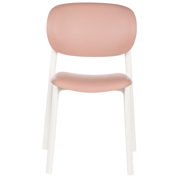 BELIANI - Lot de 4 chaises de jardin MUSANO Rose pastel - large