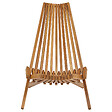 BELIANI - Lot de 2 chaises de jardin BELLANO Acacia Marron - vignette
