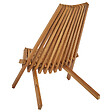 BELIANI - Lot de 2 chaises de jardin BELLANO Acacia Marron - vignette