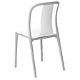 BELIANI - Lot de 4 chaises de jardin SPEZIA Blanc - vignette