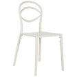BELIANI - Lot de 4 chaises de jardin COVOLO Blanc cassé - vignette