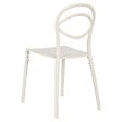 BELIANI - Lot de 4 chaises de jardin COVOLO Blanc cassé - vignette
