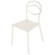 BELIANI - Lot de 4 chaises de jardin COVOLO Blanc cassé - vignette