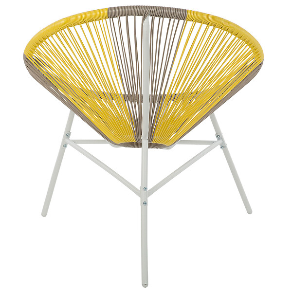 BELIANI - Lot de 2 chaises de jardin ACAPULCO Taupe - large