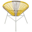 BELIANI - Lot de 2 chaises de jardin ACAPULCO Taupe - vignette