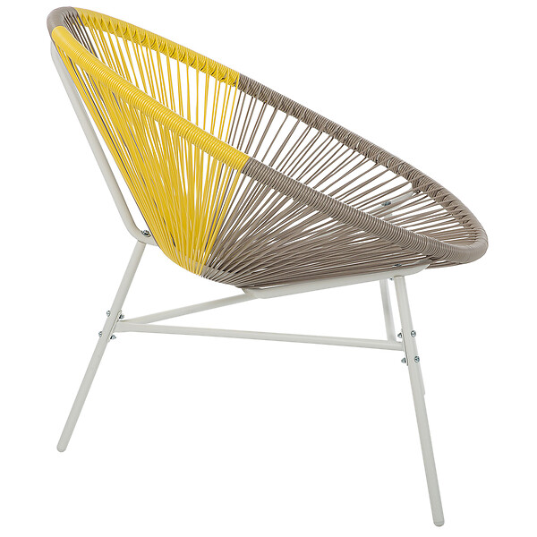 BELIANI - Lot de 2 chaises de jardin ACAPULCO Taupe - large