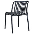 BELIANI - Lot de 4 chaises de jardin ARICCIA Noir - vignette