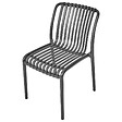 BELIANI - Lot de 4 chaises de jardin ARICCIA Noir - vignette