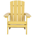 BELIANI - Chaise de jardin ADIRONDACK Jaune - vignette