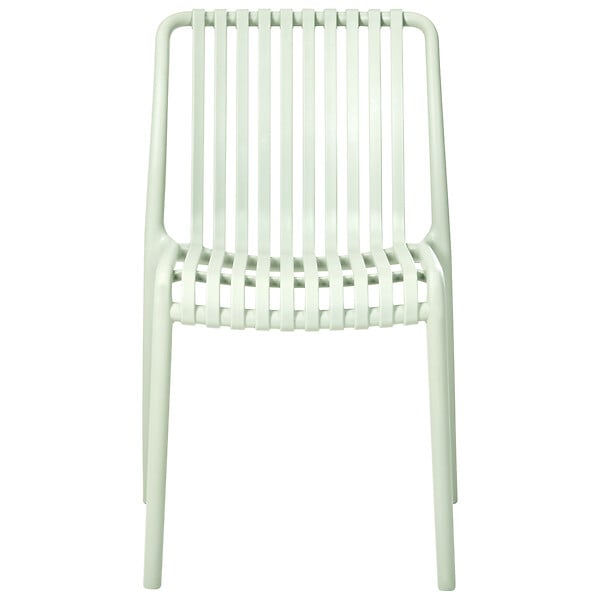 BELIANI - Lot de 4 chaises de jardin ARICCIA Vert clair - large