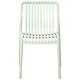 BELIANI - Lot de 4 chaises de jardin ARICCIA Vert clair - vignette