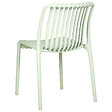BELIANI - Lot de 4 chaises de jardin ARICCIA Vert clair - vignette
