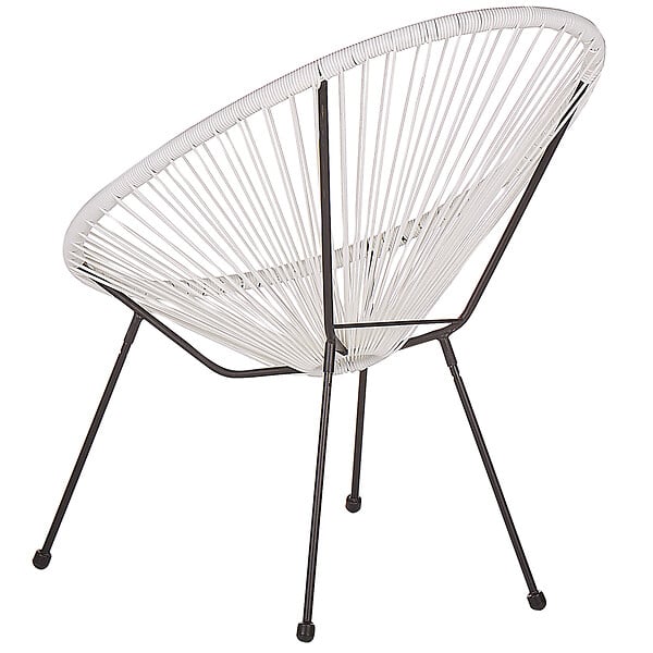 BELIANI - Lot de 2 chaises de jardin ACAPULCO II Blanc - large