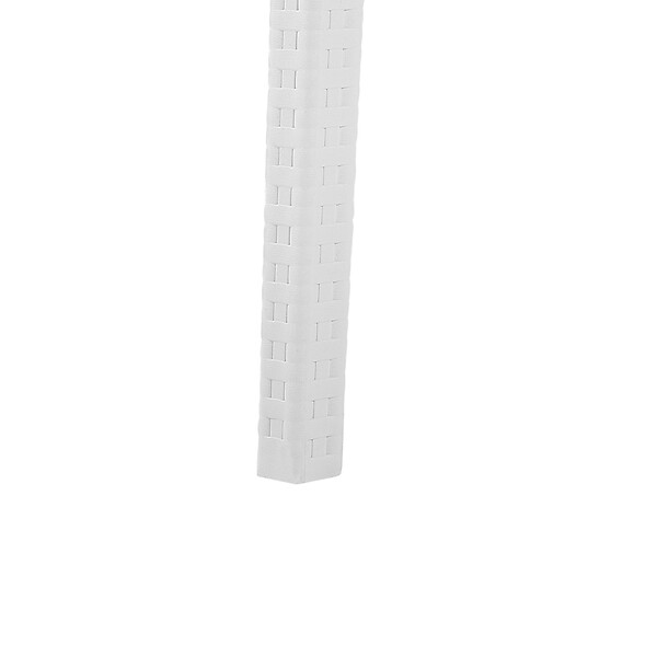 BELIANI - Lot de 4 chaises de jardin FOSSANO Matière synthétique Blanc - large