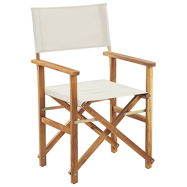 BELIANI - Lot de 2 chaises de jardin CINE Acacia Multicolore - large